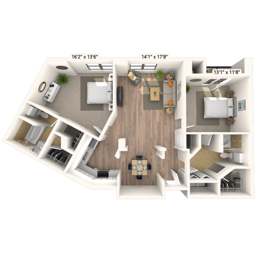 Floorplan image of unit 250